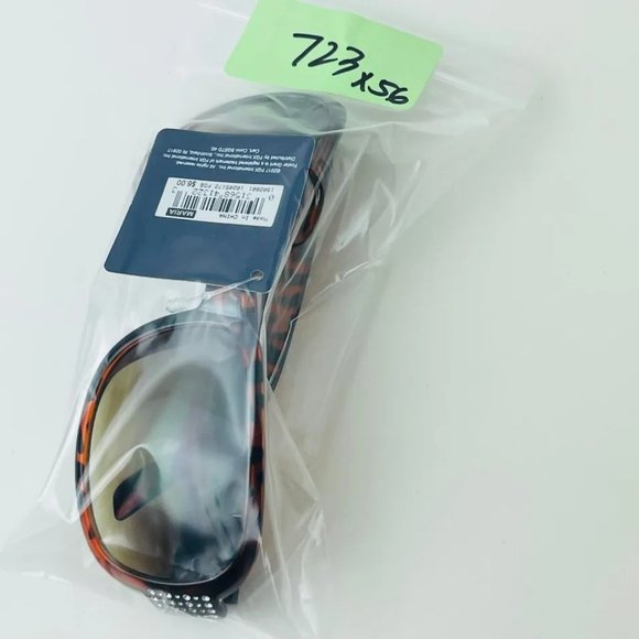 SG00723 Fashion Sunglasses For Women Wrap, 100% UVA/UVB Protection, Brown Maria, - Picture 7 of 7